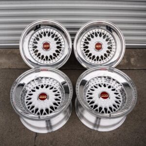 "19 inch BBS RS White Wheels