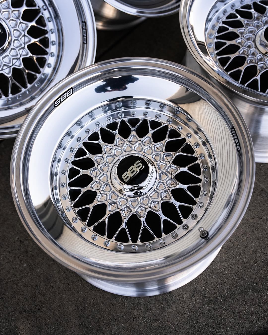 BBS RS Wheels | "18x9.5 ET +25- 5x114,3 | Raw Chrome - Image 6