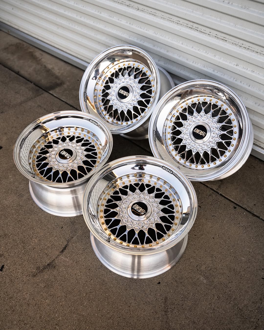 BBS RS Wheels | "18x.5 & 9,5 ET +22 - 5x120 | Raw Chrome - Image 2