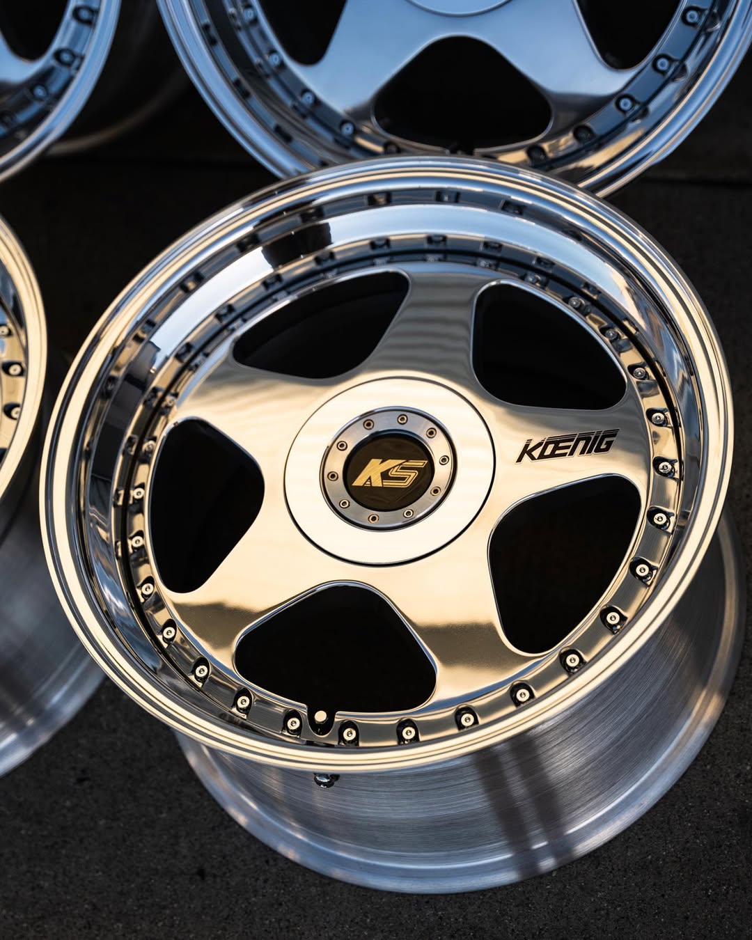SSR Koenig Wheels | "18x9.5 ET +34 - Step Lips | Raw Chrome - Image 7