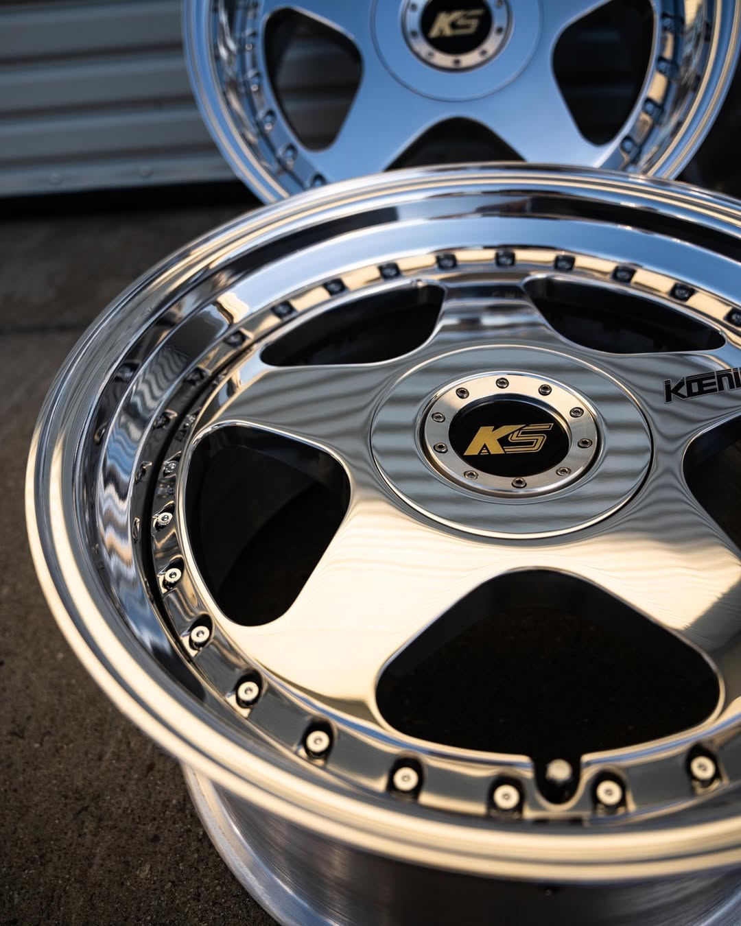 SSR Koenig Wheels | "18x9.5 ET +34 - Step Lips | Raw Chrome - Image 5