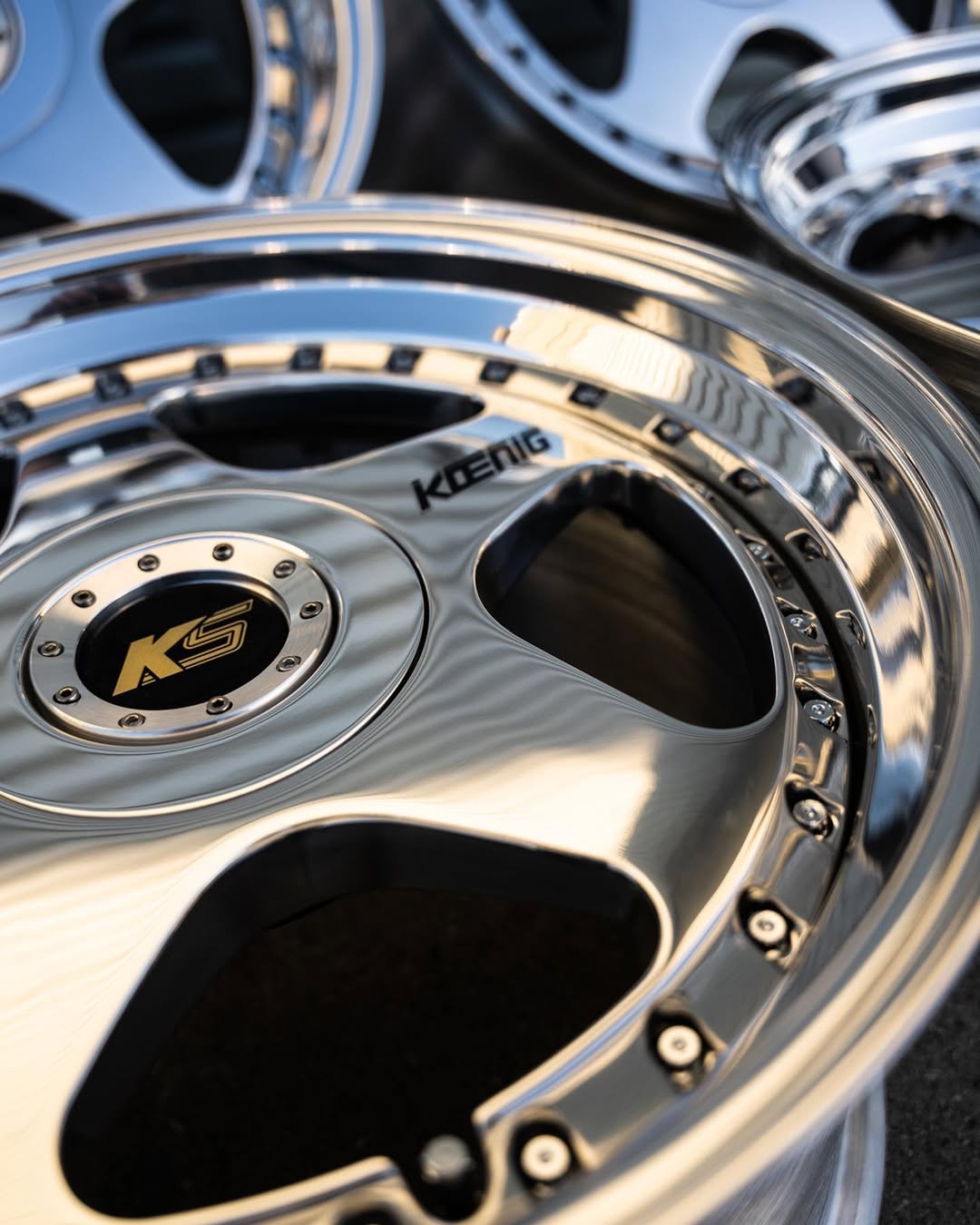 SSR Koenig Wheels | "18x9.5 ET +34 - Step Lips | Raw Chrome - Image 3