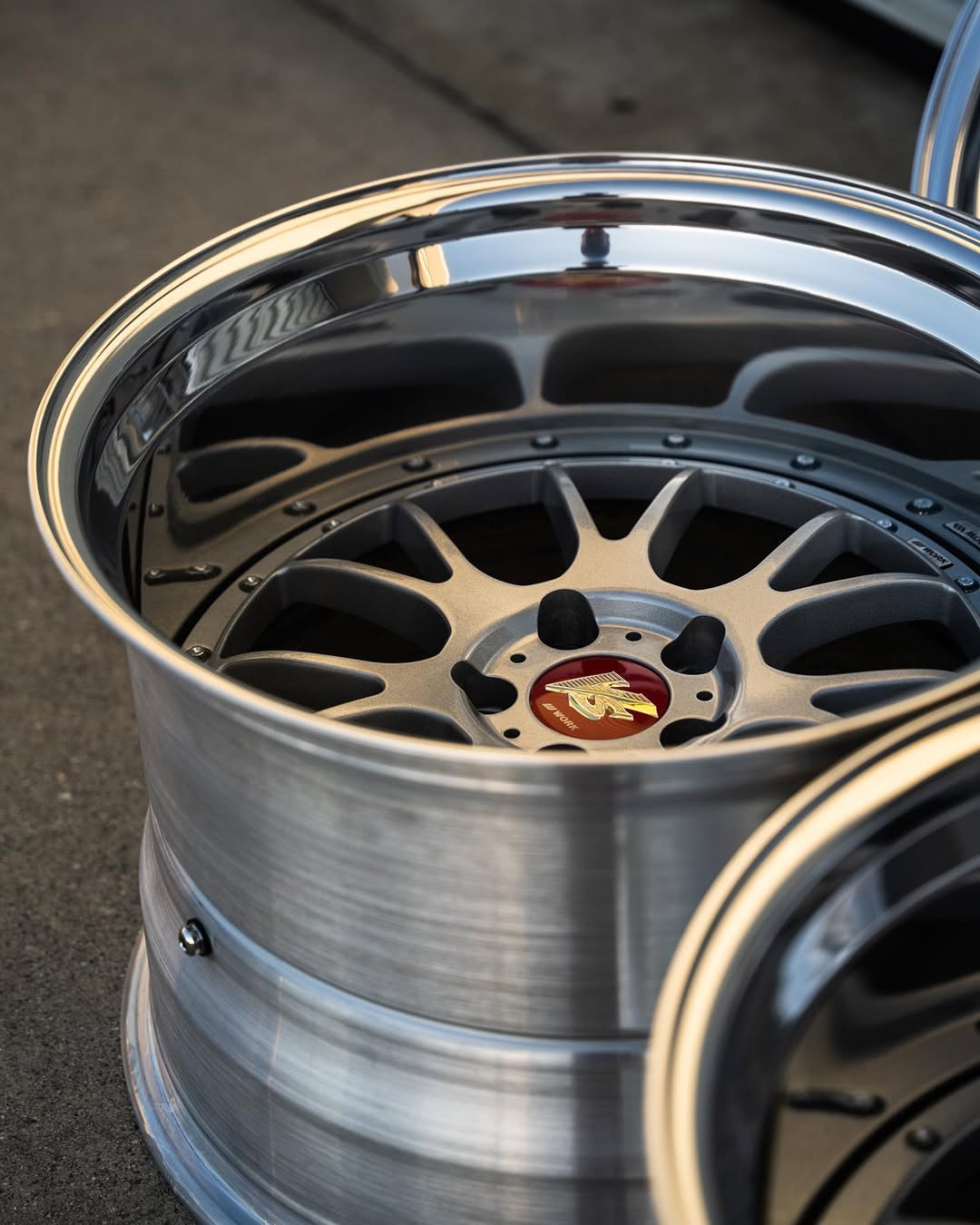 Work VSTX Wheels | "18x9.5 & 10..5 ET +16 -StepLips | Gloss Silver - Image 9