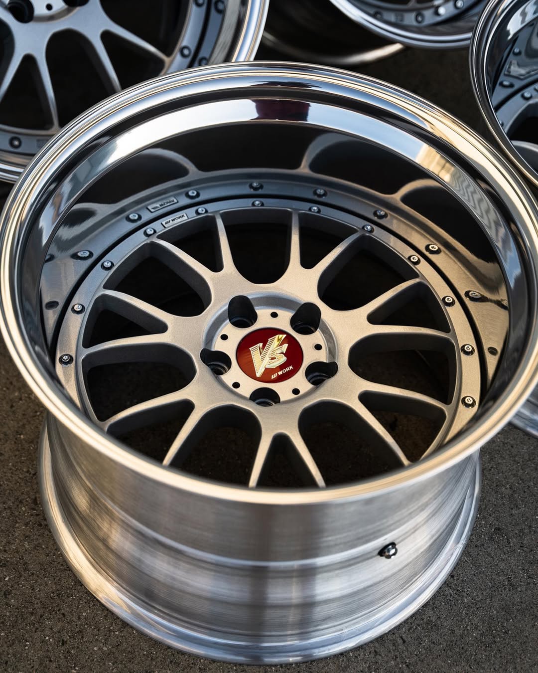 Work VSTX Wheels | "18x9.5 & 10..5 ET +16 -StepLips | Gloss Silver - Image 8