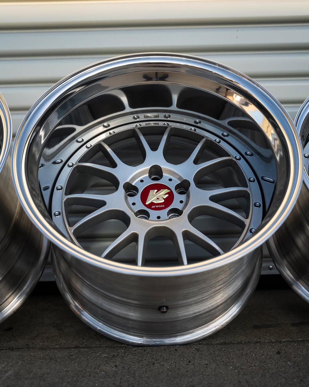 Work VSTX Wheels | "18x9.5 & 10..5 ET +16 -StepLips | Gloss Silver - Image 6