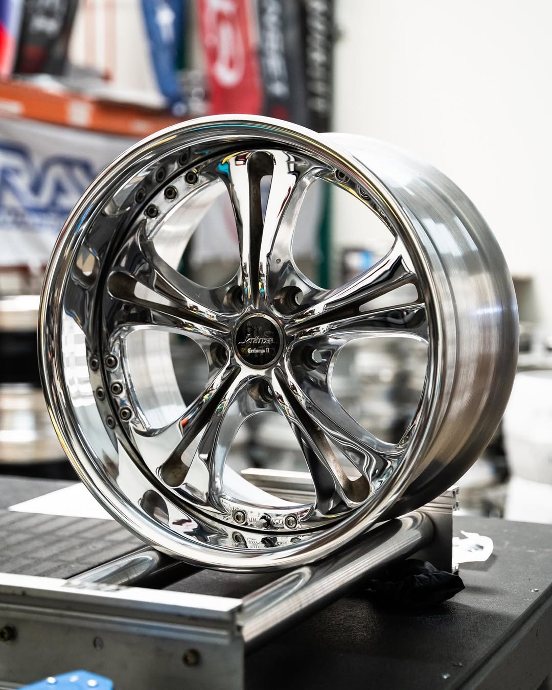Wed Cerberus 2 Wheels | “18x9.5 ET +18 & +22 | Raw Chrome