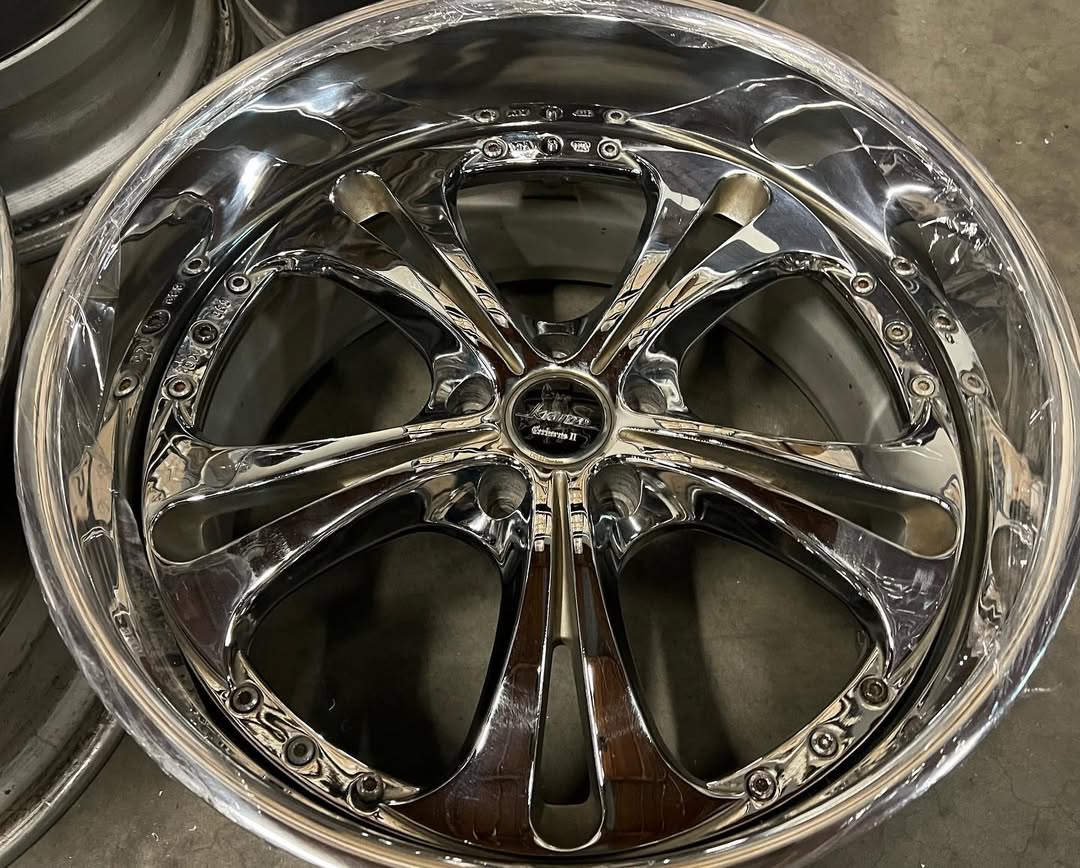 Wed Cerberus 2 Wheels | “18x9.5 ET +18 & +22 | Raw Chrome